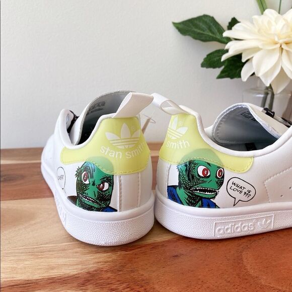adidas Originals Stan Smith X Fiorucci What Is Love EG5152 size US7/UK5.5 - Picture 3 of 10